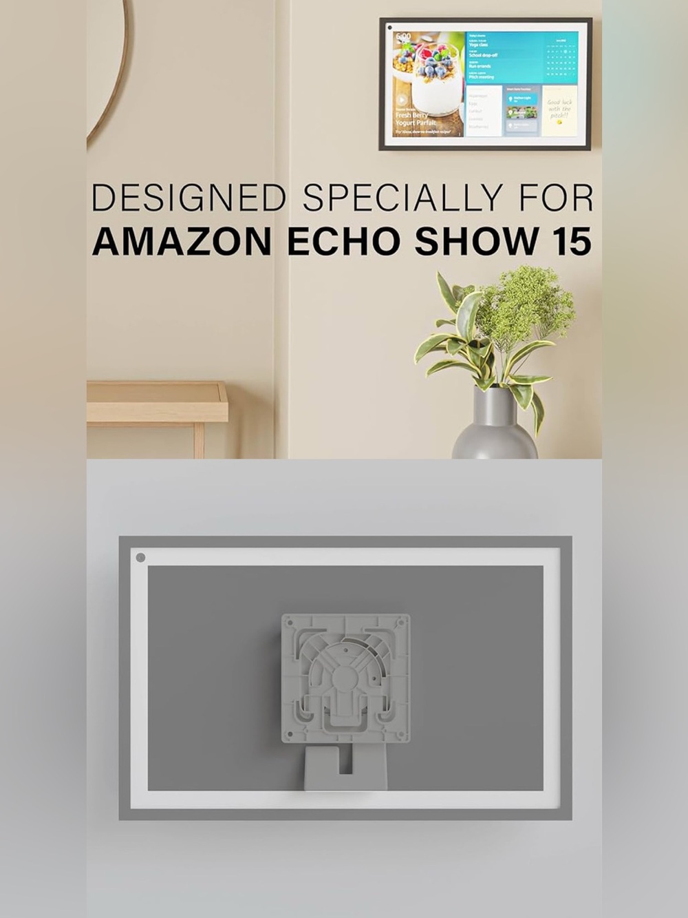 Sanus Rotating Wall Mount for Amazon Echo Show 15 MEHWM1-W2